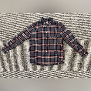 H&M Orange and Grey Flannel